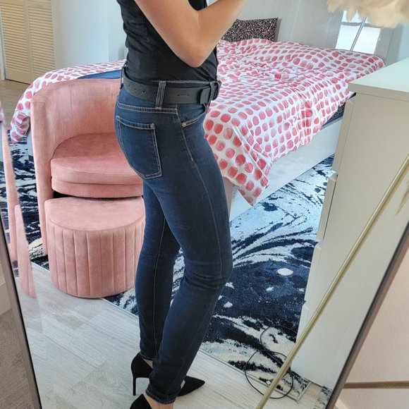 7 for all Mankind The Skinny Jeans in Twilight Color 26 size - Picture 3 of 8